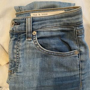 Rag & Bone Light Wash Skinny Jeans